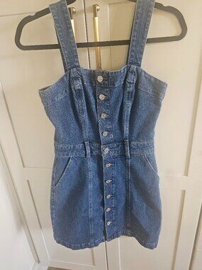 Paige mini denim dress
